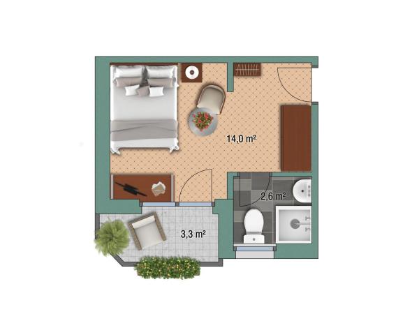 Resort La Ginabelle : photo 3 de la chambre chambre simple