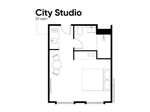 Whitworth Locke : photo 5 de la chambre studio ville