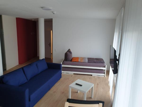 Anstatthotel Horw - self-check-in : photo 2 de la chambre grand studio familial supérieur avec balcon