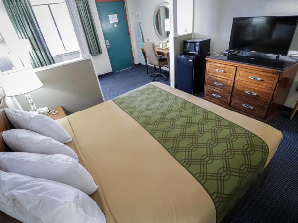 University Inn & Suites : photo 3 de la chambre chambre lit king-size deluxe