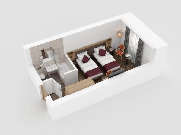 IMLAUER HOTEL PITTER Salzburg : photo 2 de la chambre chambre lits jumeaux classique