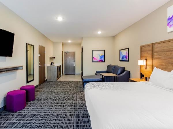 La Quinta by Wyndham San Antonio Alamo City : photo 4 de la chambre 1 king bed, deluxe mobility/hearing accessible room, roll-in shower, non-smoking