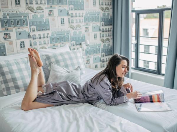 Pink Flamingo Boutique Hostel : photo 5 de la chambre chambre double ou lits jumeaux deluxe - vue sur ville