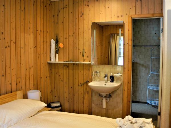 B & B Brienz : photo 3 de la chambre chambre double avec salle de bains privative (schönegg)