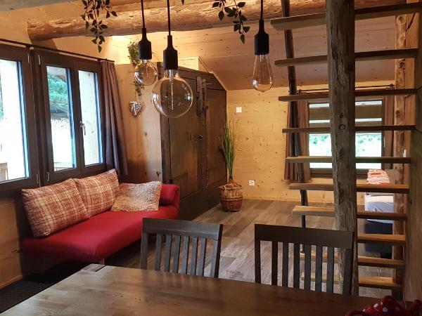 Chalet bei der Arve : photo 10 de la chambre chambre quadruple - vue sur montagnes