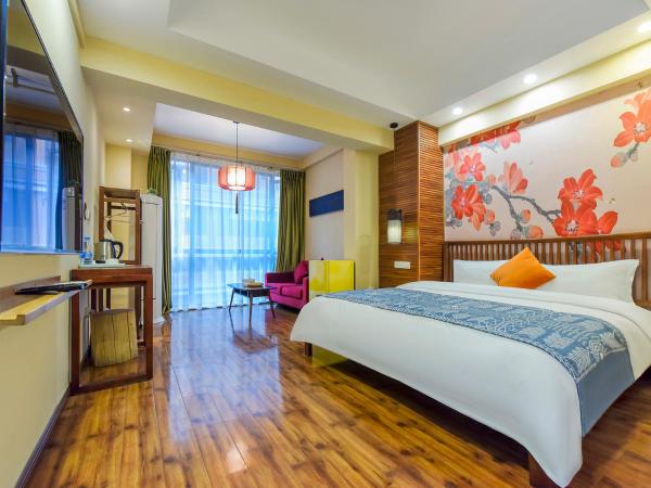 Chongqing Ouranjian Lake View Guesthouse : photo 1 de la chambre chambre double familiale