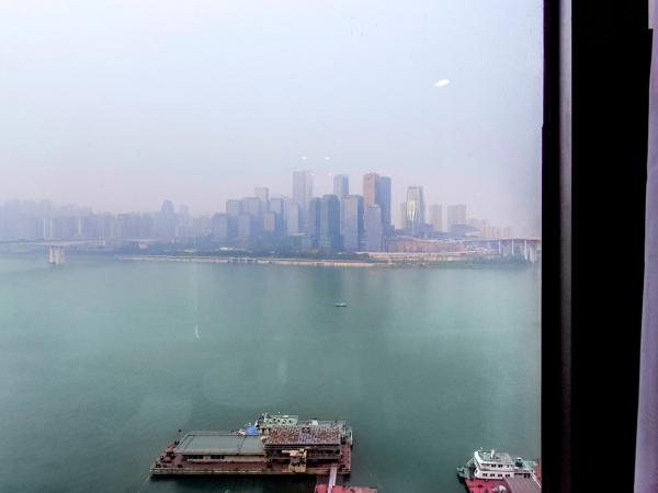 Chongqing Ouranjian Lake View Guesthouse : photo 4 de la chambre chambre lits jumeaux avec vue