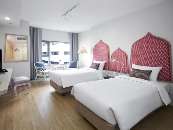 56 Surawong Hotel Bangkok : photo 5 de la chambre chambre lits jumeaux confortable