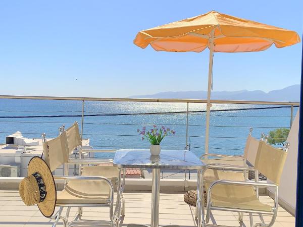 Kassavetis Center - Hotel Studios & Apartments : photo 7 de la chambre studio (2 adultes) - vue sur mer