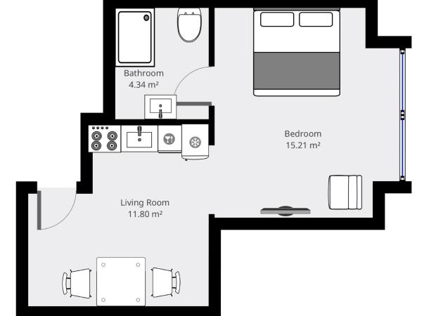 The Lakes apartments by Daniel&Jacob's : photo 2 de la chambre studio