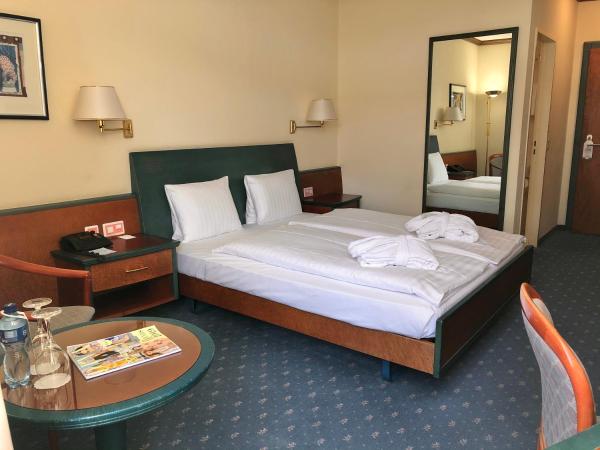 Thermal Hotels & Walliser Alpentherme Leukerbad : photo 2 de la chambre chambre double deluxe grand bain