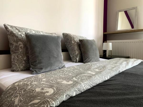 Pokoje Rezydencja Parysa : photo 4 de la chambre chambre king avec balcon et salle de bains commune