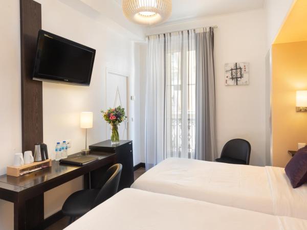 Hotel Florence Nice : photo 10 de la chambre chambre deluxe double ou lits jumeaux