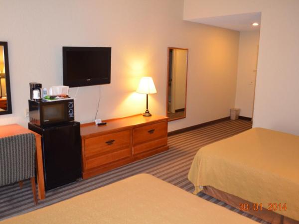 Quality Inn & Suites NRG Park - Medical Center : photo 2 de la chambre chambre avec 2 lits queen-size et balcon - non-fumeurs