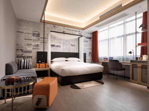 Arthur Hotel Zhujiang New Town Guangzhou- Free Shuttle Bus For Canton Fair : photo 4 de la chambre chambre lit king-size deluxe