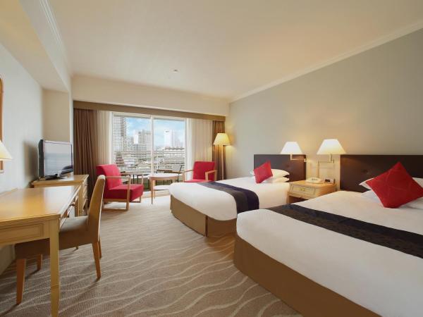 Kobe Meriken Park Oriental Hotel : photo 1 de la chambre hébergement lits jumeaux standard - vue ouest