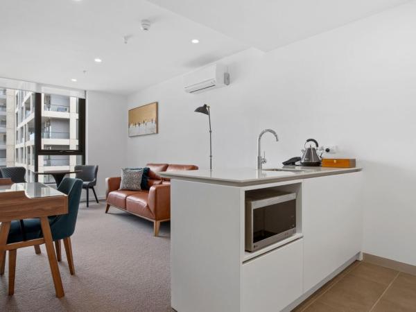 The Sebel Melbourne Moonee Ponds : photo 1 de la chambre appartement 1 chambre lit king-size avec balcon