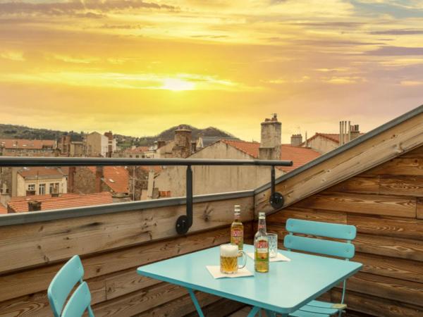 Urban Style, Hôtel Le Cheval Noir, Saint-Étienne : photo 3 de la chambre chambre double balnéo