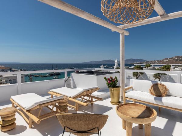 The TownHouse Mykonos : photo 2 de la chambre suite - vue sur mer