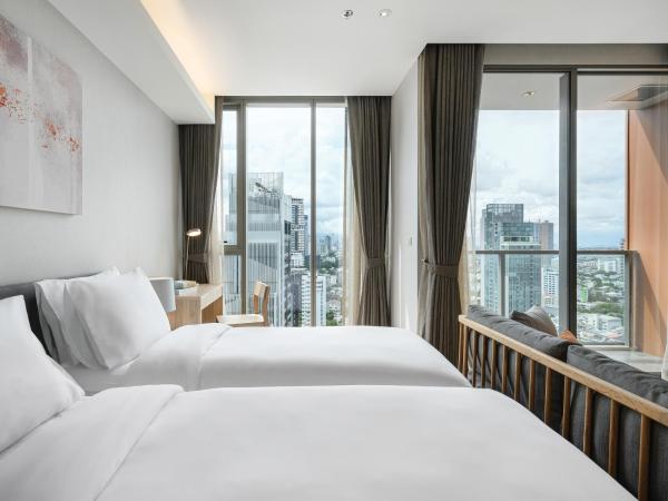 Oakwood Suites Bangkok : photo 7 de la chambre studio lits jumeaux deluxe