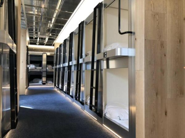 HEARTS Capsule Hotel & Spa HAKATA : photo 1 de la chambre chambre capsule pour femmes 