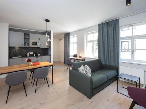 Brera Serviced Apartments Leipzig : photo 4 de la chambre appartement fantastique avec cuisine