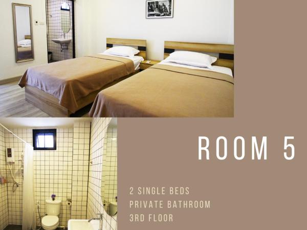 398 HOSTEL : photo 1 de la chambre chambre lits jumeaux avec balcon