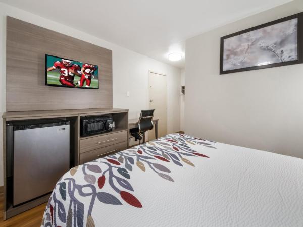 Red Roof Inn San Antonio E - Frost Bank Center : photo 3 de la chambre chambre lit queen-size deluxe - non-fumeurs