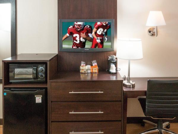 Red Roof Inn PLUS+ San Antonio Downtown - Riverwalk : photo 3 de la chambre chambre lit king-size supérieure avec douche accessible en fauteuil roulant - accessible aux personnes à mobilité réduite - non-fumeurs