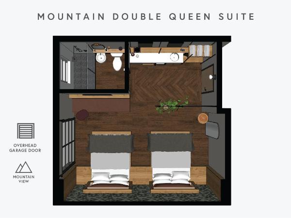 Kinship Landing : photo 7 de la chambre mountain double queen suite