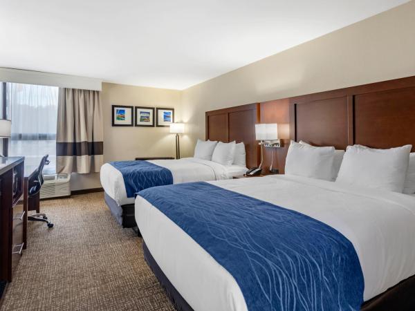 Comfort Inn Nashville - Opryland Area : photo 3 de la chambre chambre avec 2 lits queen-size - accessible aux personnes à mobilité réduite - non-fumeurs