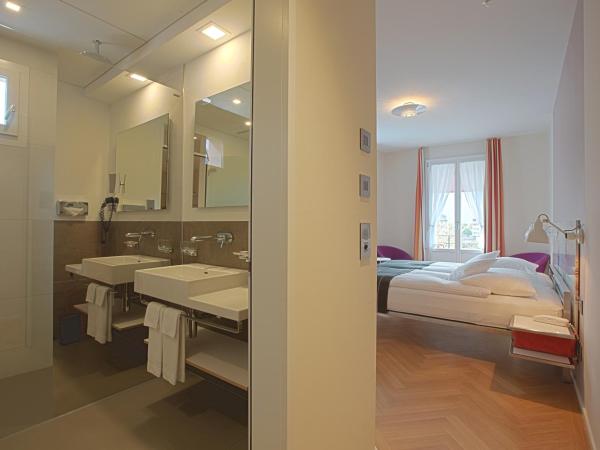 Boutique Hotel Bellevue : photo 2 de la chambre hébergement double boutique - vue sur jardin et jungfrau