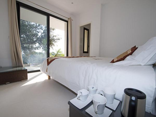 Villa Les Restanques : photo 1 de la chambre chambre double avec terrasse - vue sur mer