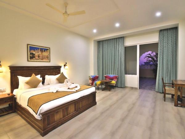 RUDRA VILAS - A Royal Heritage Hotel : photo 2 de la chambre chambre lit king-size supérieure