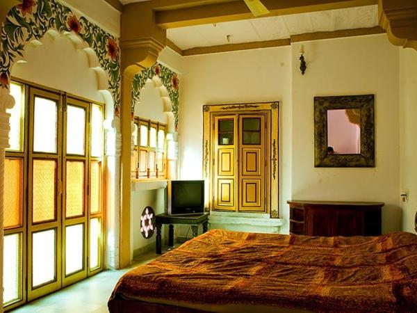 Krishna Prakash Heritage Haveli : photo 4 de la chambre chambre double ou lits jumeaux Économique