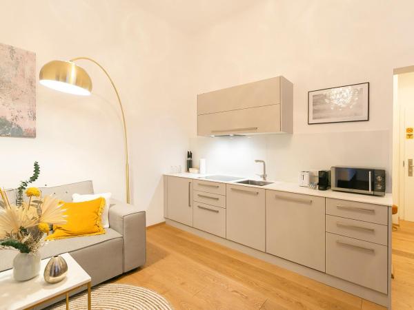 Mint@Naschmarkt Premium Apartments : photo 6 de la chambre appartement avec balcon