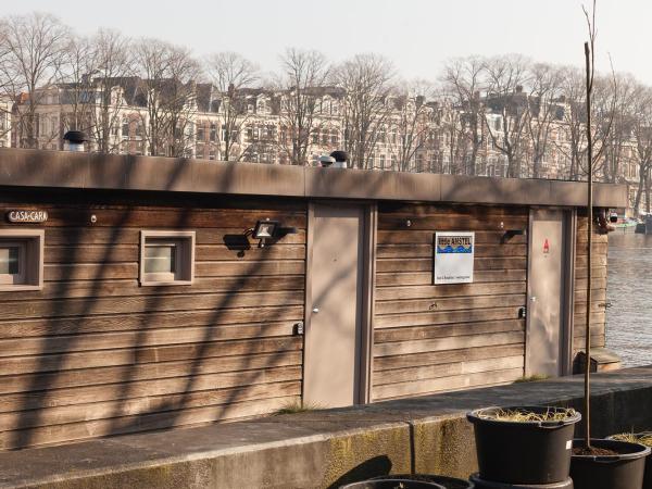 Houseboat Little Amstel : photo 10 de la chambre chambre lits jumeaux standard avec vue sur la rivière