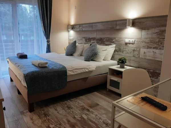 Korona Panzió Budapest : photo 2 de la chambre chambre double ou lits jumeaux supérieure avec terrasse