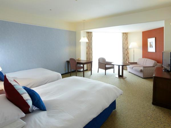 Kobe Portopia Hotel : photo 4 de la chambre chambre lits jumeaux deluxe avec balcon - aile sud - non-fumeurs