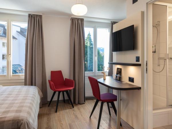Hotel Derby Interlaken - Action & Relax Hub : photo 3 de la chambre chambre double Économique avec climatisation