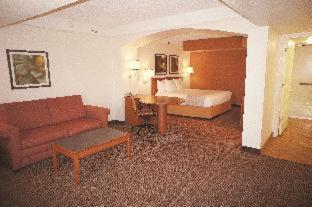 La Quinta Inn by Wyndham Austin Capitol / Downtown : photo 7 de la chambre chambre lit king-size avec douche accessible en fauteuil roulant - adaptée aux personnes malentendantes/à mobilité réduite - non-fumeurs