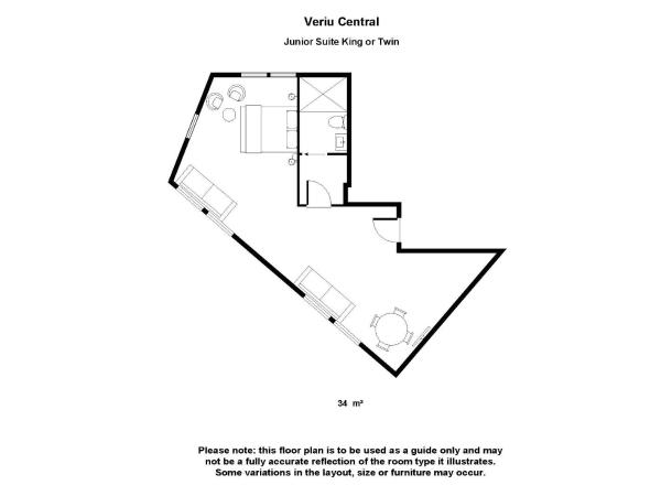 Veriu Central : photo 6 de la chambre suite junior - lit king-size ou lits jumeaux