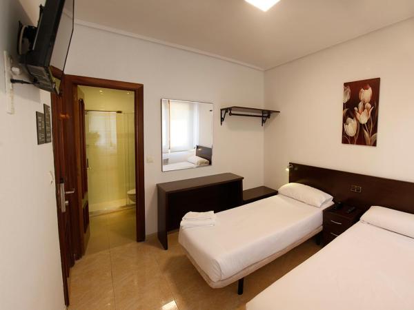 Hotel Artxanda Bilbao : photo 1 de la chambre chambre lits jumeaux avec salle de bains privative