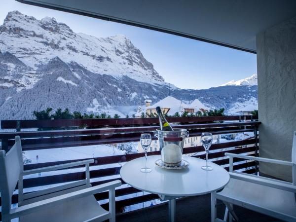 Hotel Kreuz & Post Grindelwald : photo 3 de la chambre chambre double supérieure avec balcon - vue sur eiger