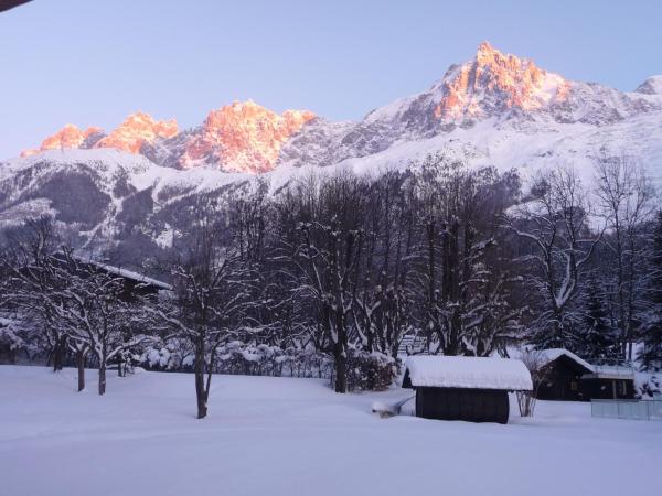 Aiguille du Midi - Hôtel & Restaurant : photo 5 de la chambre appartement avec vue sur la montagne