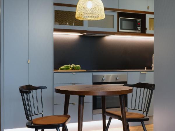 Downtown Apartments Mitte-Wedding : photo 9 de la chambre petit studio denim