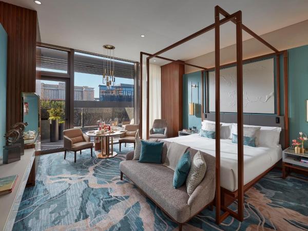 Mandarin Oriental Wangfujing, Beijing : photo 2 de la chambre chambre lit king-size terrasse