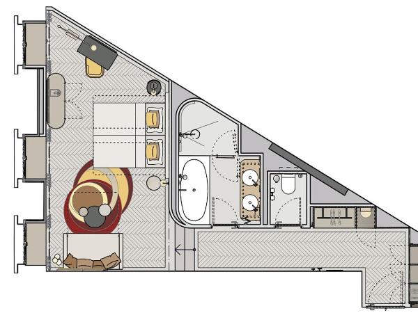 Hotel Märthof Basel : photo 7 de la chambre suite junior