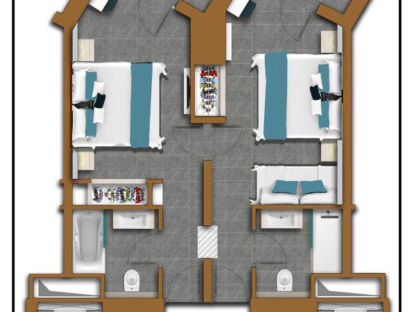 Sahara Beach Aquapark Resort : photo 4 de la chambre chambre familiale - vue sur jardin