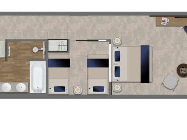 Luxury Hotel Riva : photo 6 de la chambre chambre double familiale - balcon